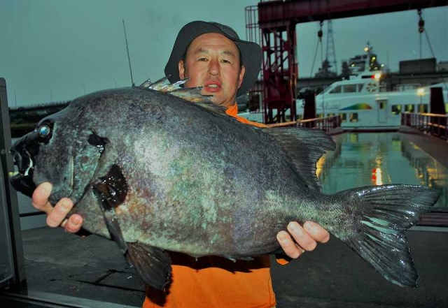 アトミックスライダー投オレンジ7号でデカバン70㎝オーバー